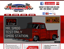 Tablet Screenshot of mrsmog.com
